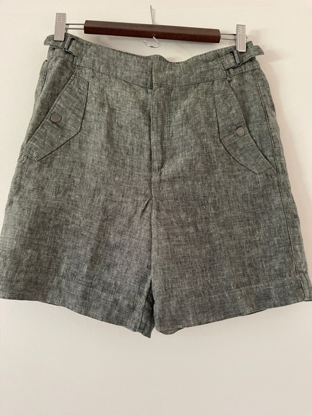 Athleta Voyager Linen Shorts